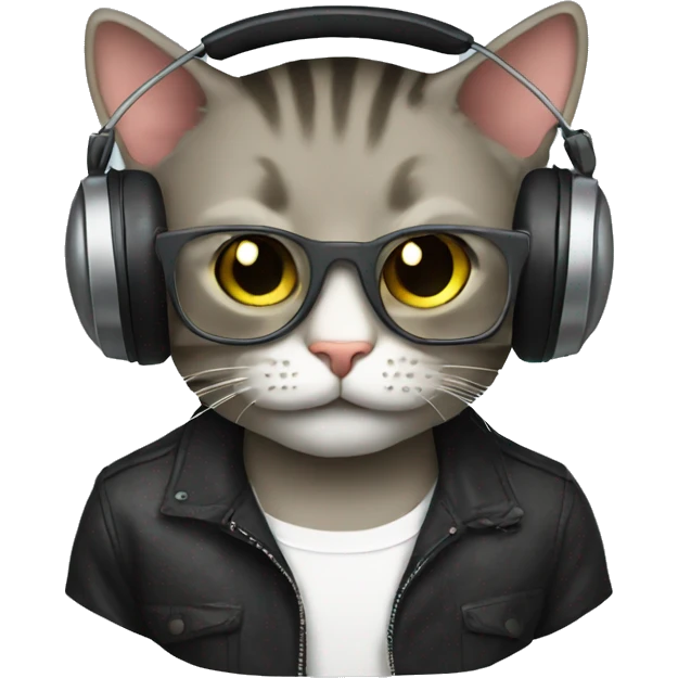 Dj cat emoji