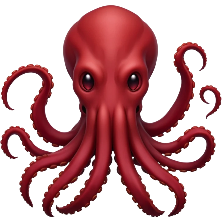 DarkRed The Mind Flayer without face emoji