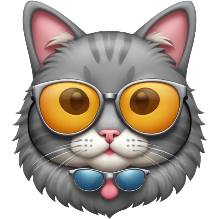 Cat wearing sunglasses emoji