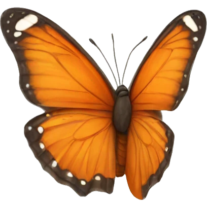 Orange butterfly  emoji