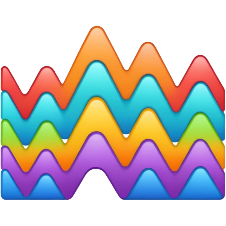 black audio spectrum emoji