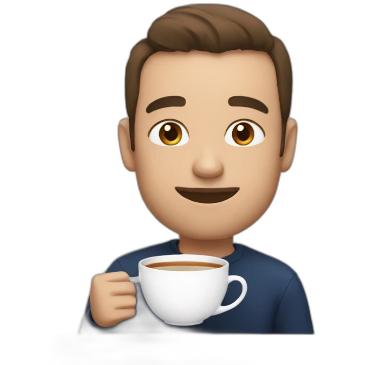 Me drinking tea emoji