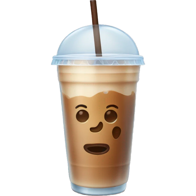 Iced coffee without lid emoji