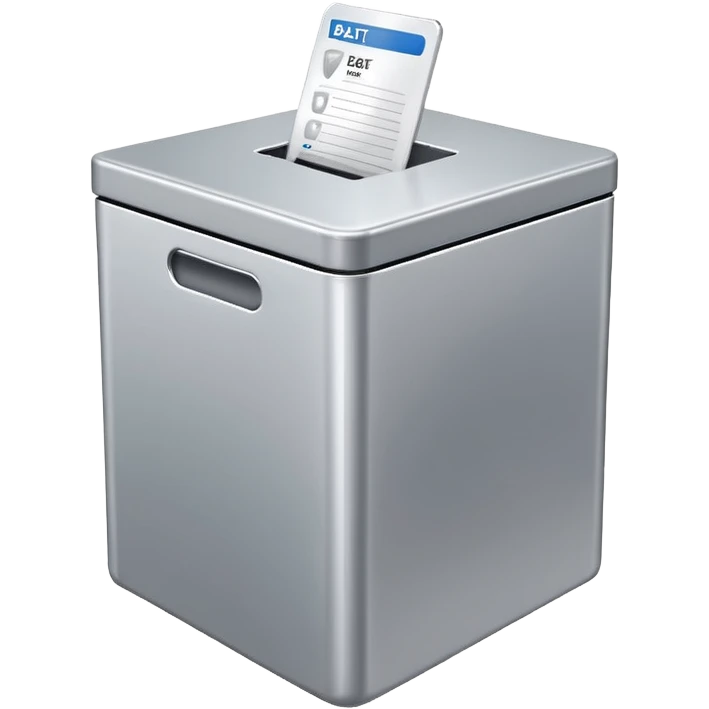 Caja de votos moderna  emoji