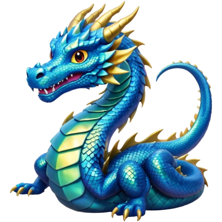 blue dragon emoji