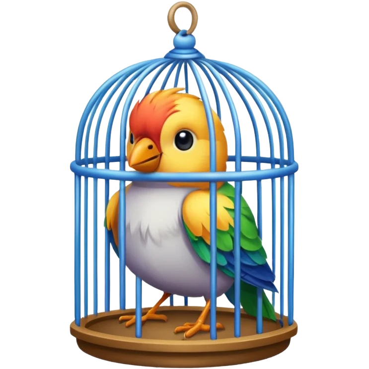 bird in cage emoji