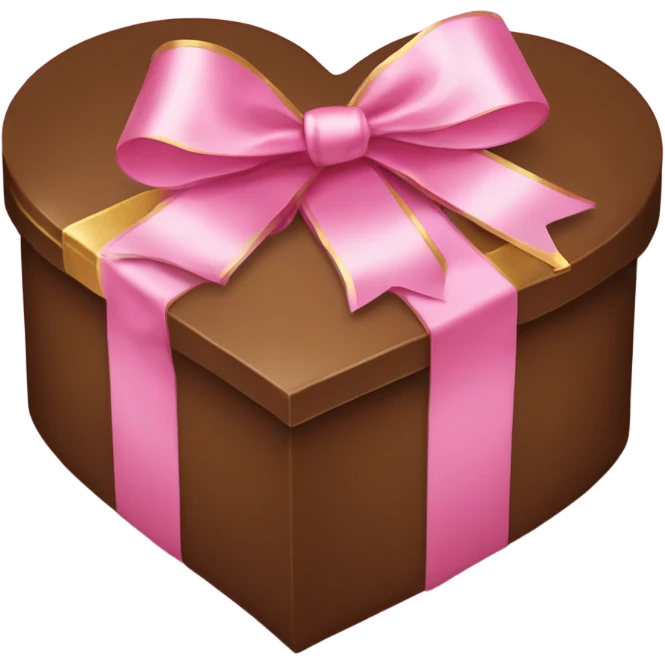 box of chocolates pink heart emoji