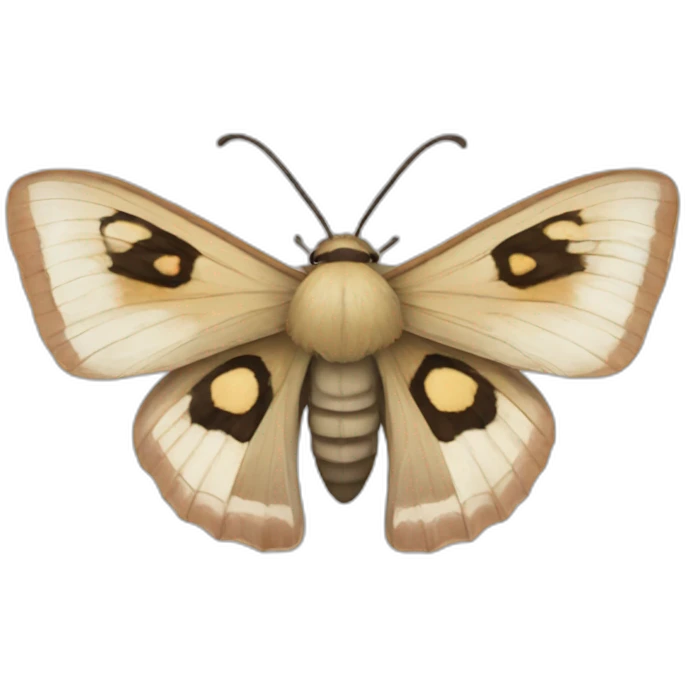 Caligula japonica moth insect emoji