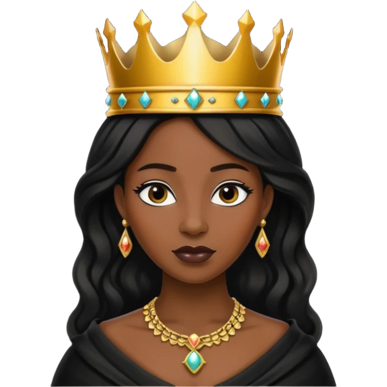 Black queen emoji