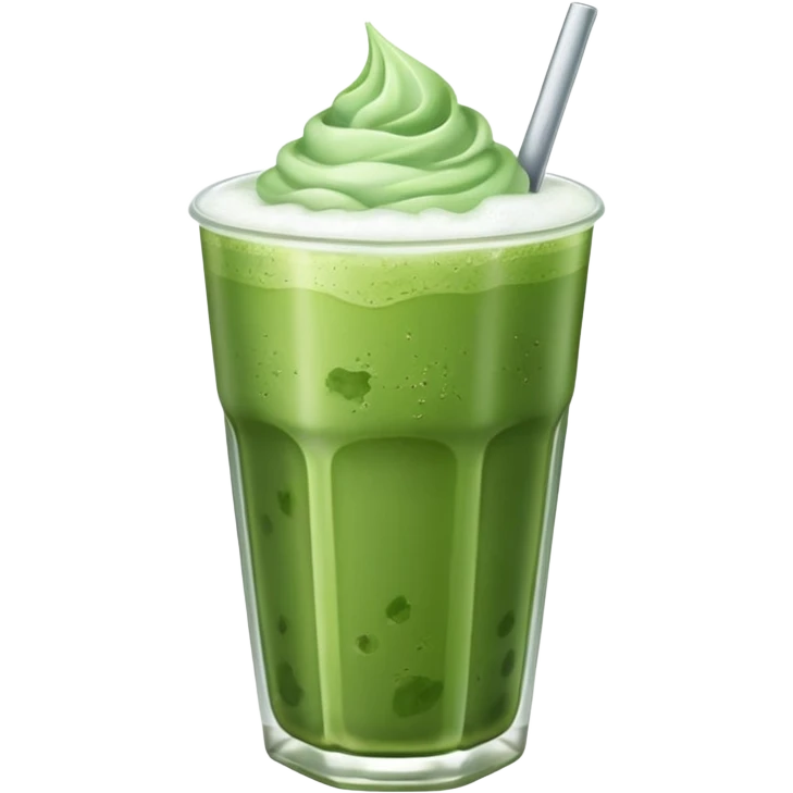 Iced matcha  emoji