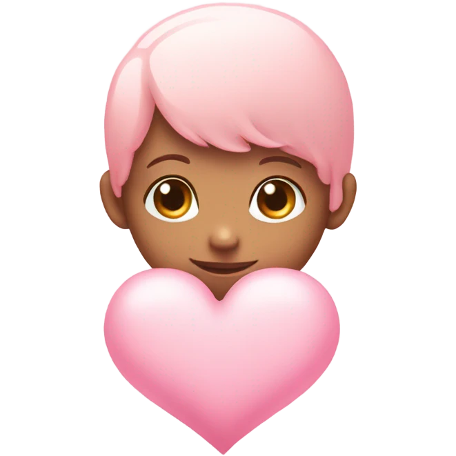 baby pink heart emoji