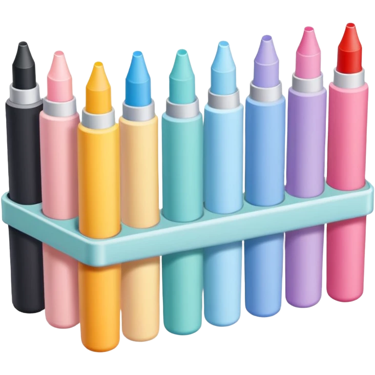 Pastel Copic markers  emoji
