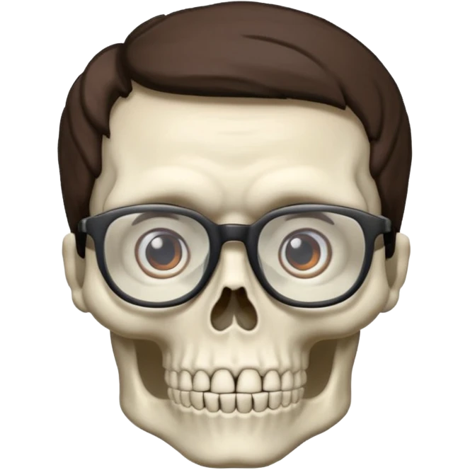 Skeleton Teacher emoji