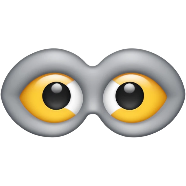 Gray under-eye patches emoji