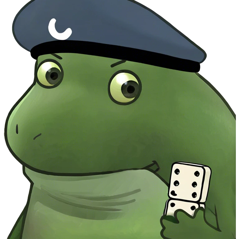 Domino bashful emoji