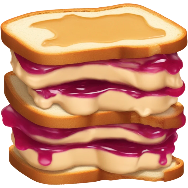 Peanut butter and jelly sandwich ￼ emoji