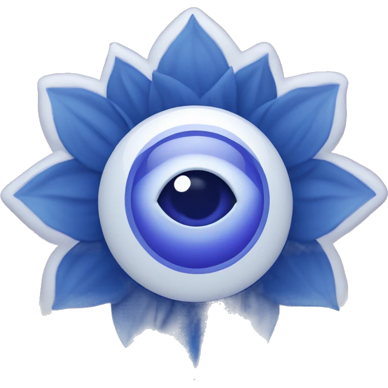 Indigo 3rd eye chakra symbol  emoji