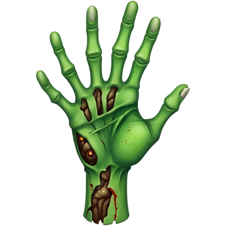 zombie hand emoji