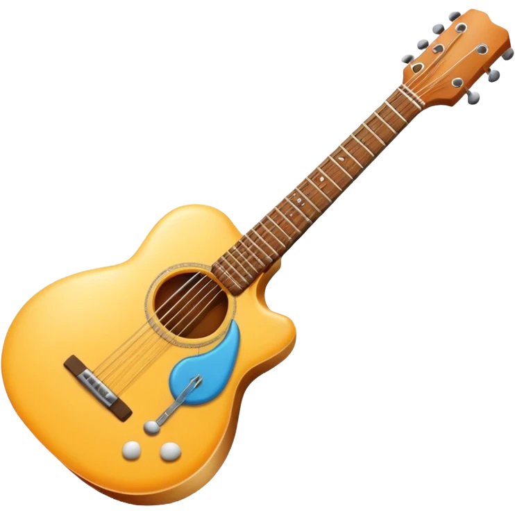Egg with a guitar emoji
