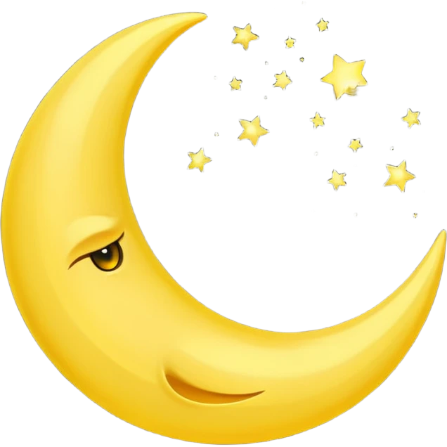 Crescent moon emoji