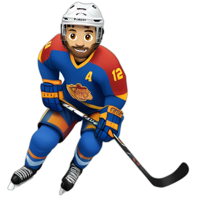 Jugador hockey español emoji