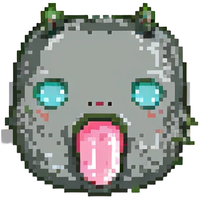petty character sticking tongue out emoji