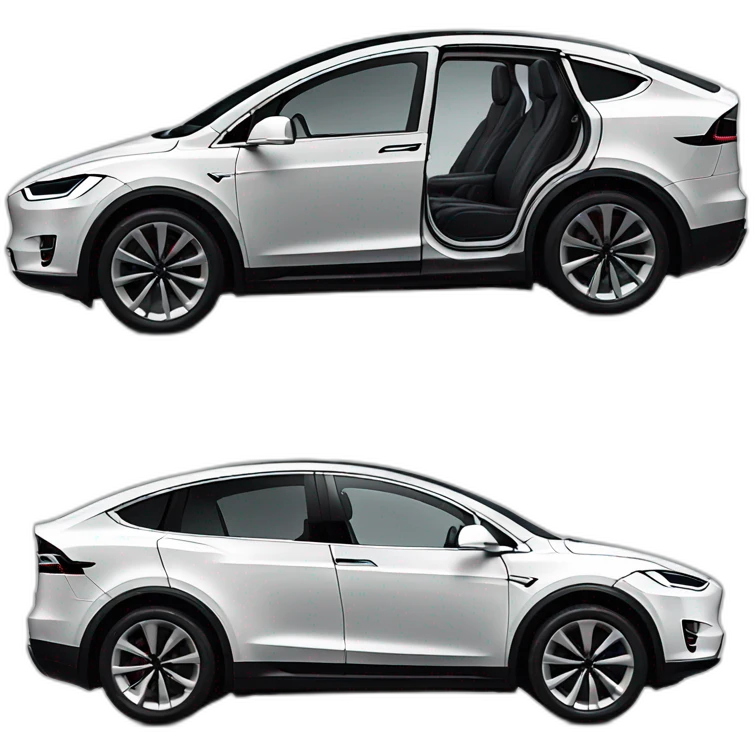 Tesla model x emoji