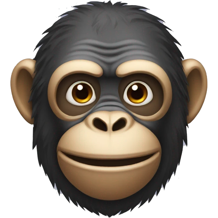 ape with mustache emoji