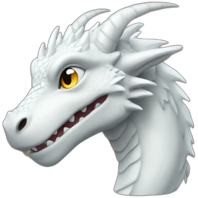 white montain dragon emoji
