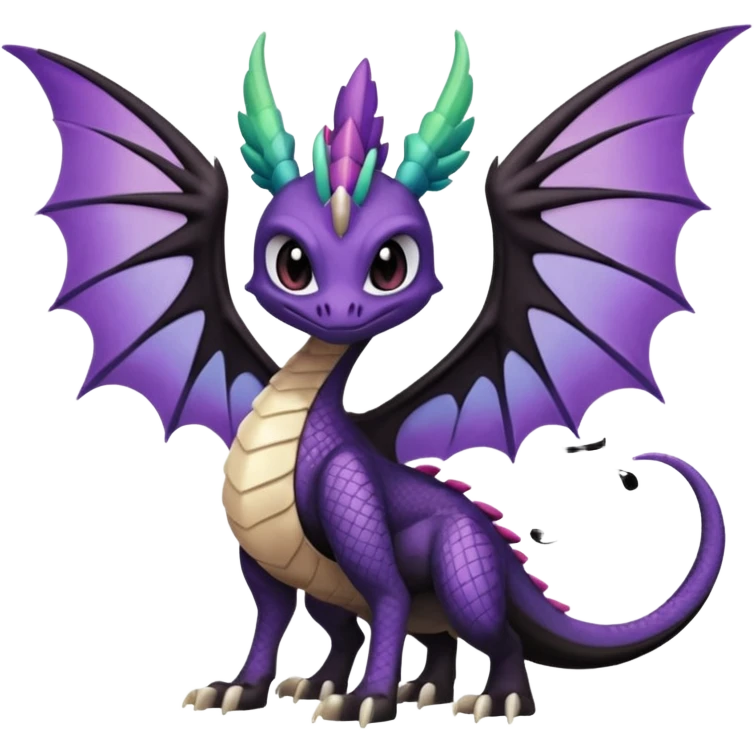Meloetta-Noivern-Spyro-Toothless-Fakémon-creature-hybrid emoji