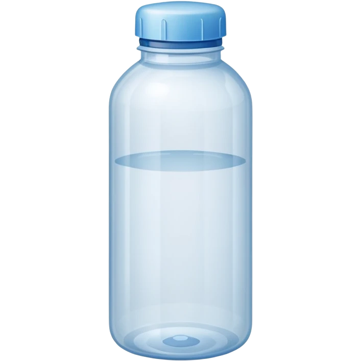 Plastic water bottle emoji