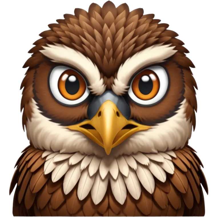 falcon, front view emoji