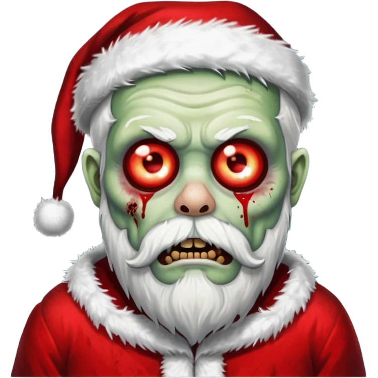 santa clause zombie emoji