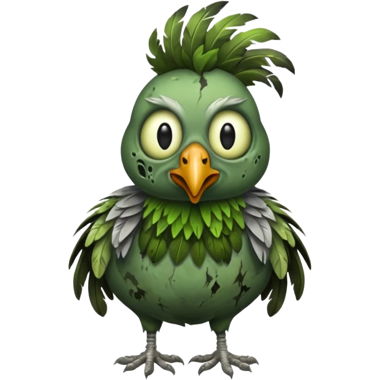 Zombie hen emoji