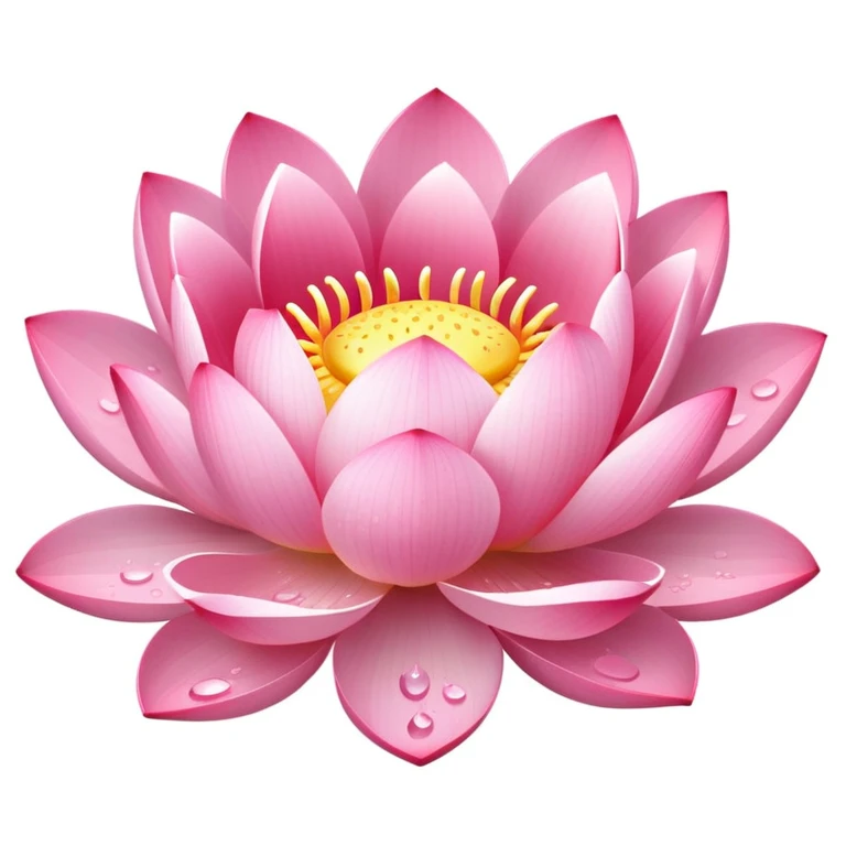 Lotus flower emoji