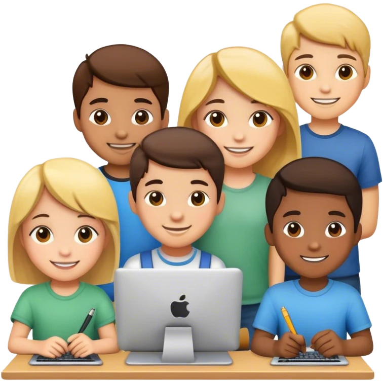 kids working emoji