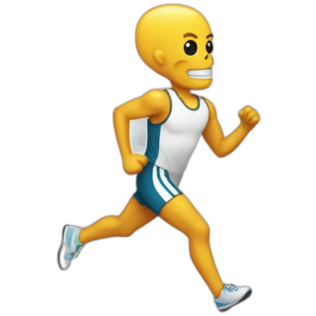 running scull emoji