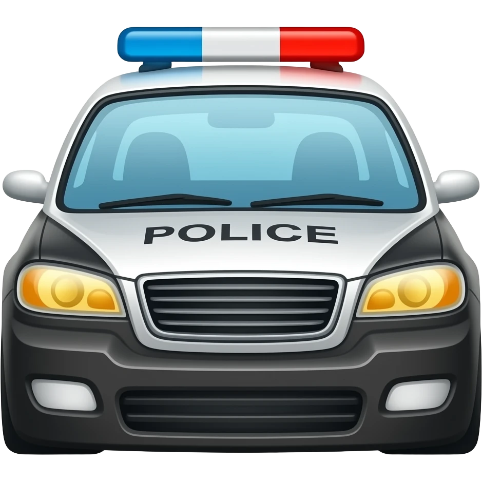 police car emoji