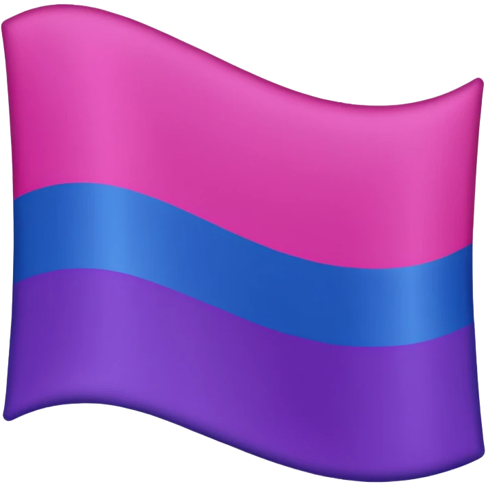 A bisexual flag emoji