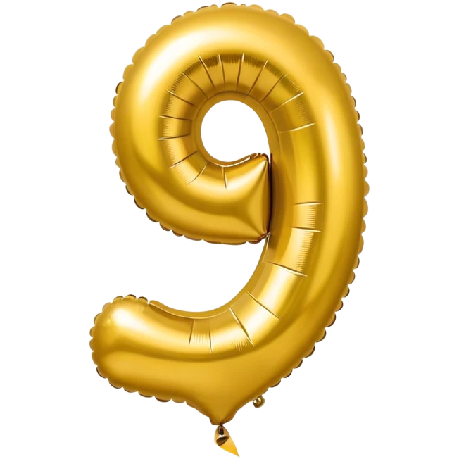 20 number in gold balloons emoji