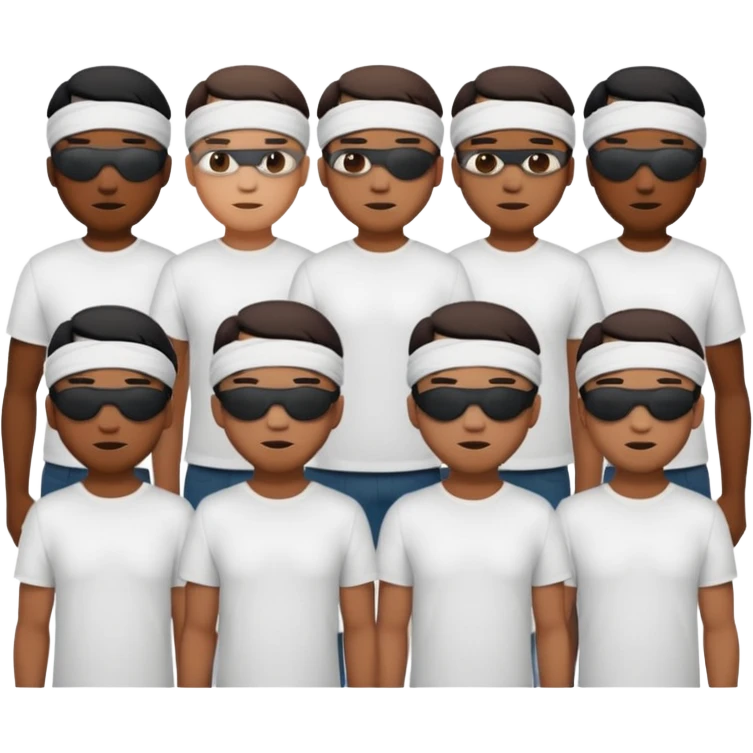 blindlyfolded men emoji
