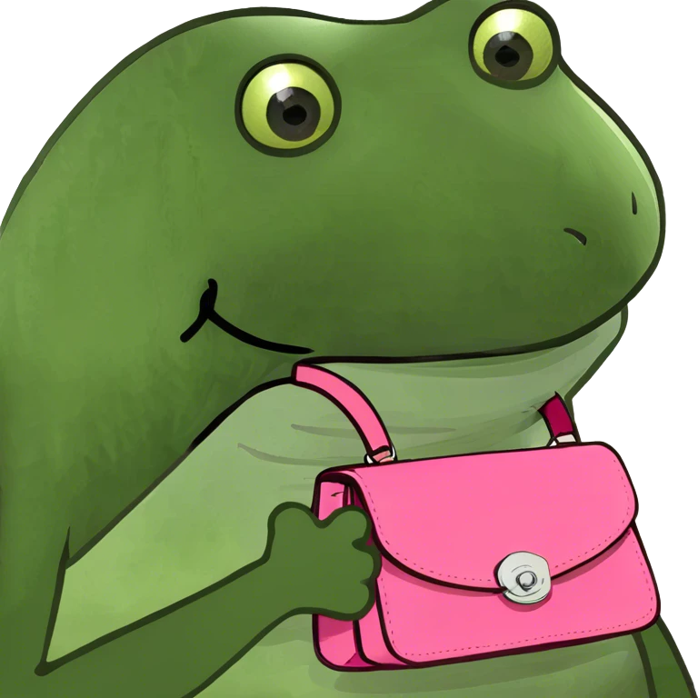 Pink purse emoji