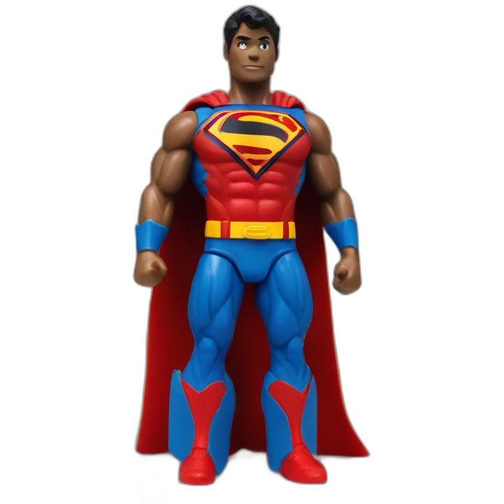 Superman action figure emoji