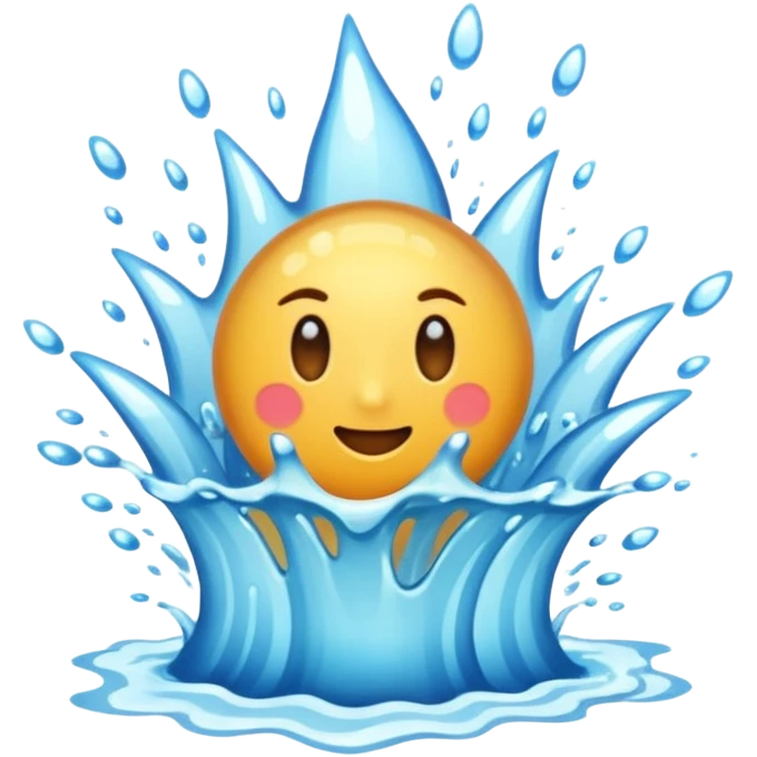 water explode emoji
