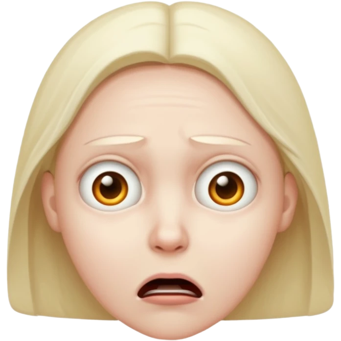 "Fear is quieter" emoji