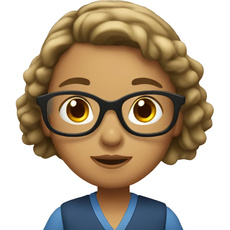 Ñina estudiando  emoji