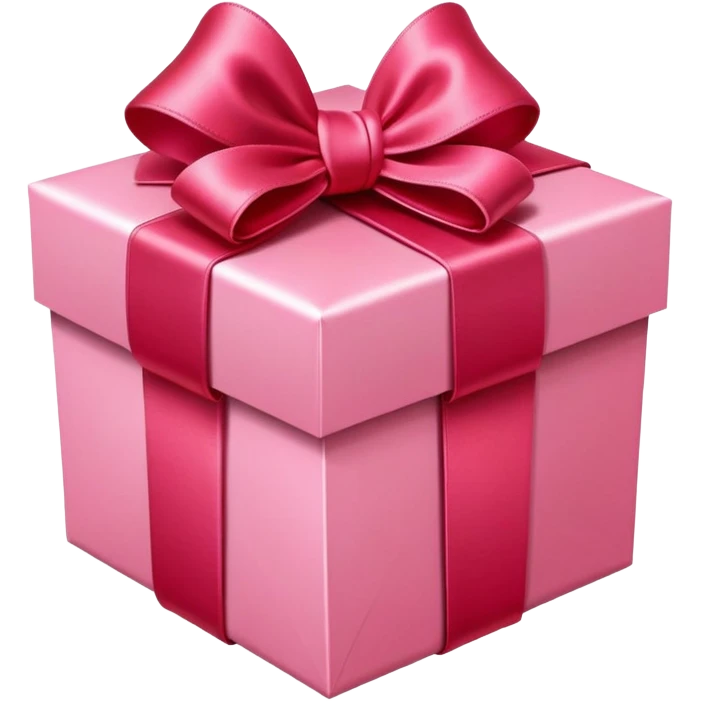 Extravagant Red and pink valentines gift box  emoji