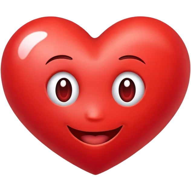 Corazón con una cara feliz emoji