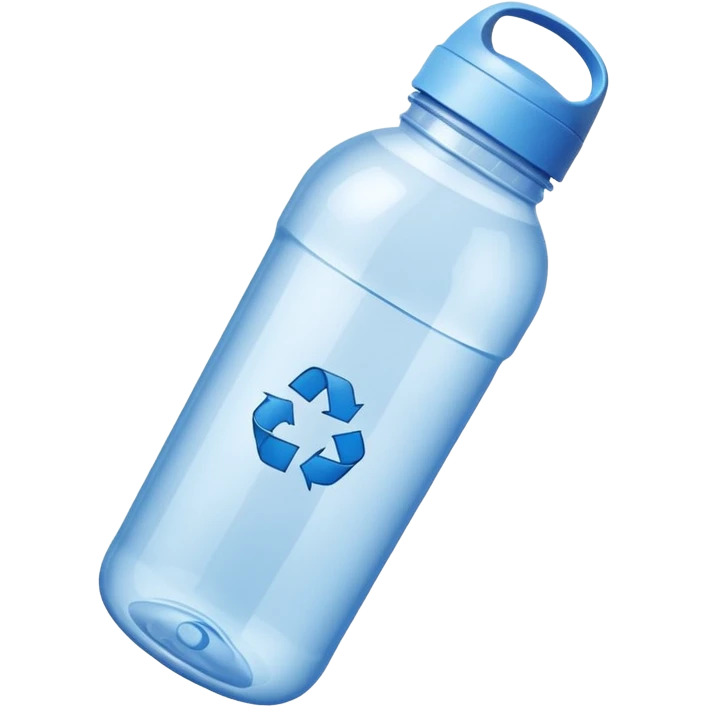 Plastic recyclable Water bottle emoji