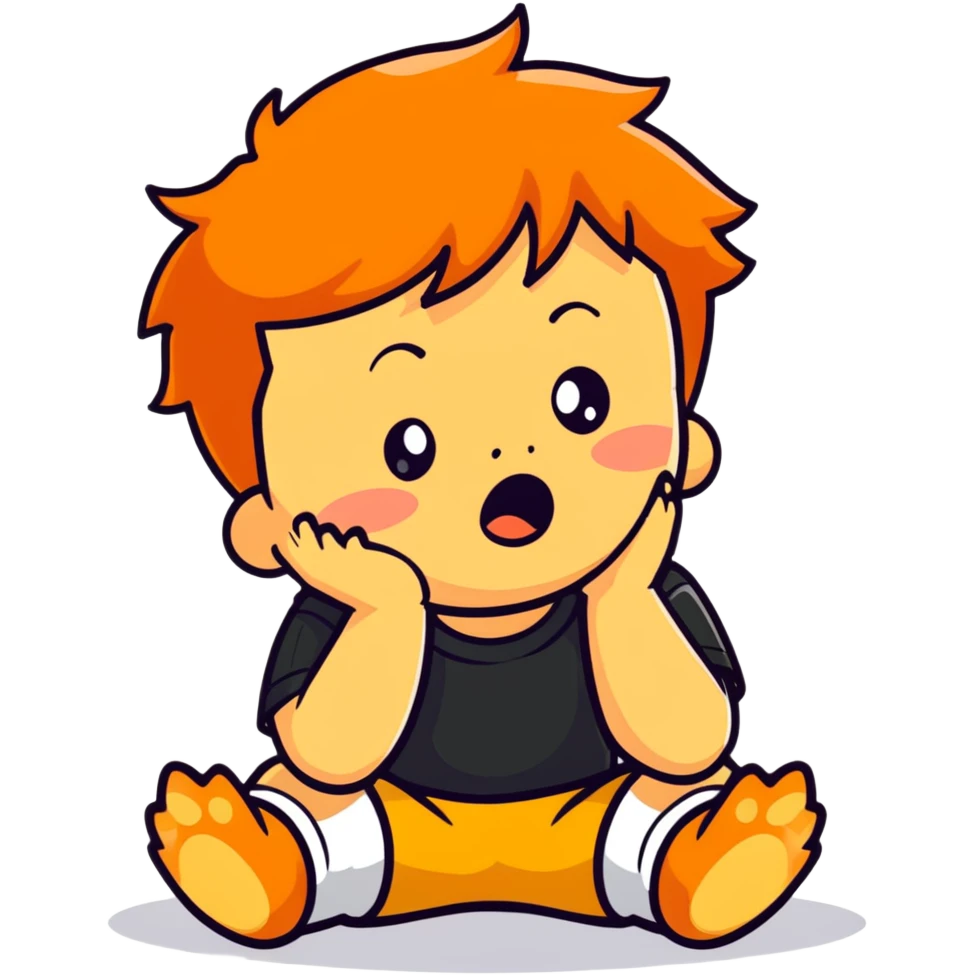 ginger boy crying emoji